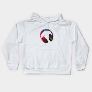 music headphones #headphones #music Kids Hoodie